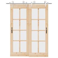 Механизъм за плъзгаща врата 183 см неръждаема стомана сребрист