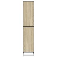 Библиотека, сонома дъб, 60x35x170,5 см, инженерно дърво