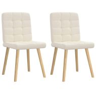 Трапезни столове, 2 бр, лен