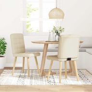 Трапезни столове, 2 бр, лен