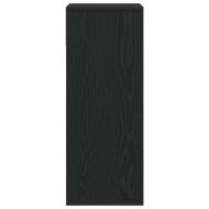 Библиотека, черна, 34x31x80 см, инженерно дърво