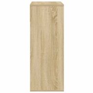 Библиотека, дъб сонома, 66x31x80 см, инженерно дърво