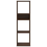 Библиотека, кафяв дъб, 34x31x112 см, инженерно дърво