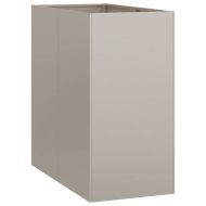 Кашпа, ръждива, 40x80x80 см, патинираща стомана