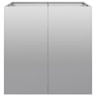 Кашпа, 80x80x80 см, поцинкована стомана