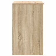 Гаражен шкаф за съхранение, дъб сонома, 60x51x85 см, бор масив