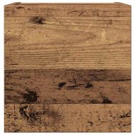 Комплект ТВ шкафове за стенен монтаж 4 части, инженерно дърво