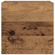 Комплект ТВ шкафове за стенен монтаж 7 части, инженерно дърво