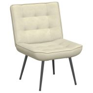 Релаксиращ стол Cream 64x74x84 cm кадифе
