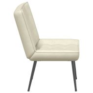 Релаксиращ стол Cream 64x74x84 cm кадифе