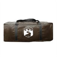 Семейна палатка, тунелна, 6-местна, кафява, водоустойчива