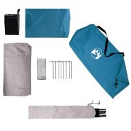 Къмпинг палатка, 1-местна, синя, водоустойчива