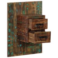 Нощно шкафче Multicolour Масивна дървесина Възстановена