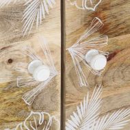 Кафе маса, 80x50x40 см, мангово дърво масив