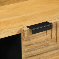 Масичка за кафе кафява 80x50x40 cm Масивна дървесина Манго