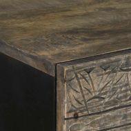 Висока дъска 60x33x100 cm Масивна дървесина Манго