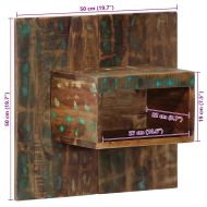 Нощно шкафче Multicolour Масивна дървесина Възстановена