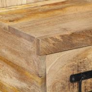 Нощно шкафче 60x32x80 cm Масивна груба дървесина Манго