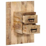 Нощно шкафче 60x32x80 cm Масивна груба дървесина Манго