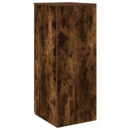 Шкаф за съхранение, опушен дъб, 40x45x103,5 см, инженерно дърво