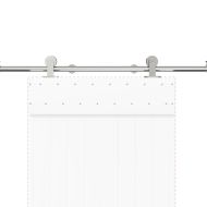 Механизъм за плъзгаща врата 200 см неръждаема стомана сребрист