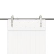 Механизъм за плъзгаща врата 200 см неръждаема стомана сребрист