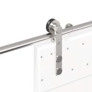 Механизъм за плъзгаща врата 183 см неръждаема стомана сребрист