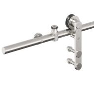 Механизъм за плъзгаща врата 183 см неръждаема стомана сребрист