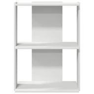 Библиотека 3 рафта бяла 60x30x80 см инженерно дърво