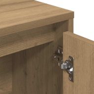 Библиотека, дъб артизан, 89x24x101,5 см, инженерно дърво