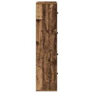 Библиотека, старо дърво, 60x24x101,5 см, инженерно дърво