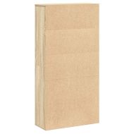 Библиотека, сонома дъб, 60x24x120 см, инженерно дърво