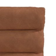 Трапезни столове, 2 бр, кафяви, изкуствена кожа