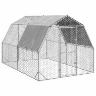 Пилешки подиум с покрив 2,5x4x2,25 м Поцинкована стомана