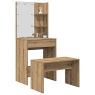 Комплект тоалетка с LED Artisan Oak Engineered Wood