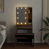 Комплект тоалетка с LED Artisan Oak Engineered Wood