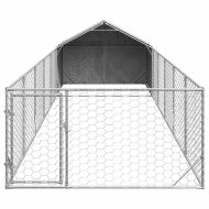 Открита кучешка колиба с бягаща пътека 8x2x1,5 m