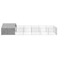 Открита кучешка колиба с бягаща пътека 8x2x1,5 m