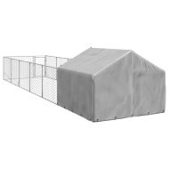 Открита кучешка колиба с бягаща пътека 8x2x1,5 m