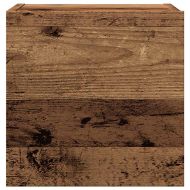 Комплект ТВ шкафове за стенен монтаж 7 части, инженерно дърво