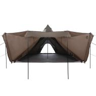 Семейна палатка, типи, 8-местна, кафява, водоустойчива