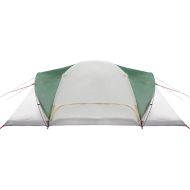 Семейна куполна палатка, 6-местна, зелена, водоустойчива