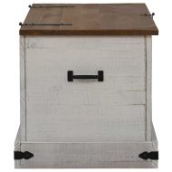 Скрин за съхранение HALDEN бял 91x48x47 cm бор