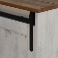 ТВ шкаф HALDEN 2 плъзгащи се врати Бял 150x40x60 cm