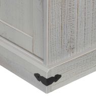 ТВ шкаф HALDEN 2 плъзгащи се врати Бял 150x40x60 cm