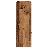 Рафт за книги от старо дърво 60,5x30x90 cm Инженерна дървесина