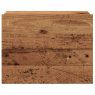 Стенни нощни шкафчета 2 бр. старо дърво 40x32x30 cm