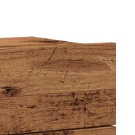 Стенни нощни шкафчета 2 бр. старо дърво 40x32x30 cm