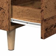 Нощно шкафче от старо дърво 40x35x69 cm Инженерна дървесина