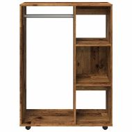 Гардероб от старо дърво 80x40x110 cm Инженерна дървесина